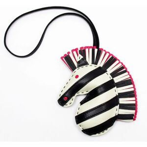 Hermes Charm Gee Savannah Zebra Anjou Milo Black/Off White Unisex