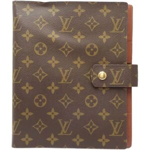 LOUIS VUITTON Monogram Agenda GM R20106 Notebook Cover Brown 180328