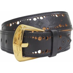 LOUIS VUITTON M9679 Saint Tulle Phoenix 40MM Belt Nomad Monogram Punching Black Waist 85