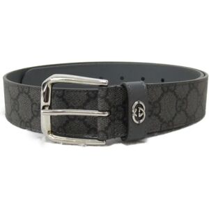 Gucci Belt with interlocking G detail Gray canvas GG Supreme Canvas 673921FABY3124485