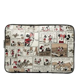 KATE SPADE Disney Laptop Case Beige Black PVC Women's