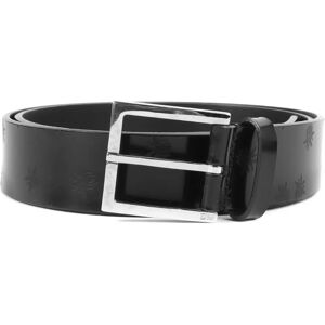 Christian Dior HOMME BEE Embossed Square Buckle Leather Belt 23-MA-0158 Bee Black 95 Made in Italy