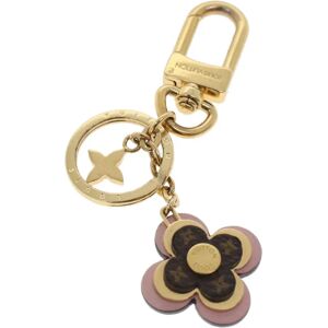 LOUIS VUITTON Porte Cles Blooming Flower BB Key Holder Pink M63085 LV Auth hk723