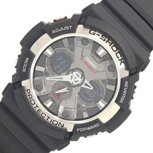 Casio Men's Watch G-Shock GA-200 Black Dial Resin Stainless Steel Quartz Digital Analog Rubber GSHOCK G-SHOCK