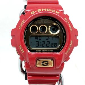 Casio G-SHOCK Watch DW-6930A-4JR 30th Anniversary 30TH Rising Red Gold Three Eyes Digital Quartz Men's ITBWO7MHM0K0