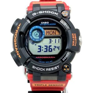 Casio G-SHOCK Watch GWF-D1000ARR-1JR FROGMAN Southern Survey ROV Collaboration Double Name Radio Solar Digital Black Red ITCJPHNEJV5O