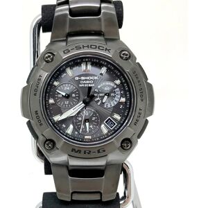 Casio G-SHOCK Watch MRG-7500BJ-1A MR-G Top Grade Radio Solar Tough Black Metal Band Titanium Men's World Time Analog Date IT98JIZ44G17