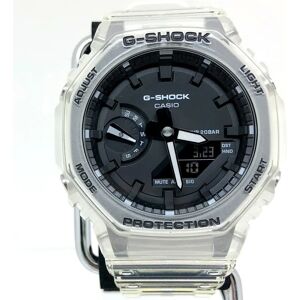 Casio G-SHOCK Watch GA-2100SKE-7AJF Ana-Digi Digi Ana Quartz Octagon White Skeleton Black Men's ITNZR22M30H4