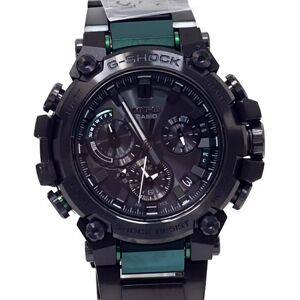 Casio Men's Watch G-SHOCK MTG-B3000 Black Dial Green Radio Solar