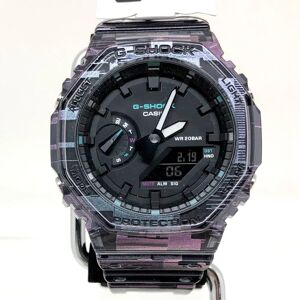 Casio G-SHOCK Watch GA-2100NN-1AJF Bug Design Octagon Men's Ana-Digi Quartz Black Skeleton ITKYLP8L6ZD4