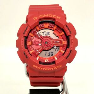 Casio G-SHOCK Watch GA-110AC-4A Big Case Face Red Model Digital Analog Quartz World Time Men's ITJQN43HQGDC