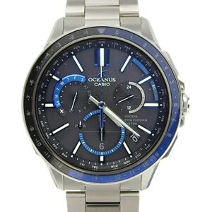 Casio Oceanus men's solar radio watch chronograph OCW G1100