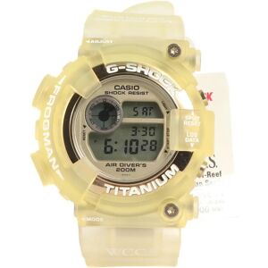 CASIOG-SHOCK 90s FROGMAN W.C.C.S. World Coral Reef Conservation Society model Triple Manta Watch/Watch Deadstock Clear White