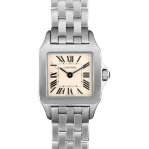 Cartier Santos de SM Watch Quartz Ivory Dial SS Ladies ITMGJXLENK3N