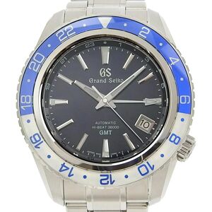 Seiko Sports Collection Watch GMT S86-00K0 SBGJ237 Stainless Steel Automatic Black Dial Men's