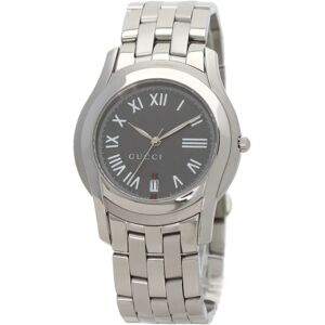 Gucci 5500M Watch Stainless Steel SS Men's