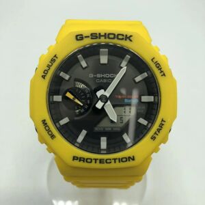 Casio G-SHOCK Watch GA-B2100 Yellow G-Shock Black White