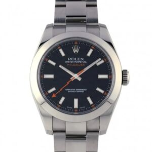 ROLEX Milgauss 116400 black dial watch men