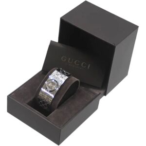 Gucci Toile Bangle Watch 112 SS Quartz