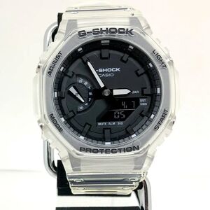 Casio G-SHOCK Watch GA-2100SKE-7AJF Ana-Digi Digi Ana Quartz Octagon White Skeleton Black Men's ITF9YIC4P8ZK