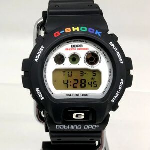 Casio G-SHOCK Watch DW-6900 Abathing Ape APE BAPE Bape Collaboration Double Name Third Eye Digital Quartz Black Multicolor Serial Limited to 1000 ITER606E5ERO