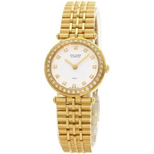 VAN CLEEF & ARPELS 16602 B1M Sports 1 Diamond Bezel Watch K18 Yellow Gold/K18YG/Diamond Women's