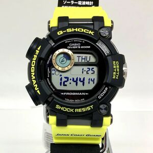 Casio G-SHOCK Watch GWF-D1000JCG-9JR Frogman FROGMAN Japan Coast Guard 70th Anniversary of System Collaboration Double Name Radio Solar Digital Black Yellow Diving Geki IT77UNYPVKHS