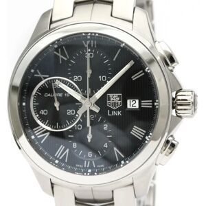 Polished TAG HEUER Link Calibre 16 Chronograph Automatic Watch CAT2012 BF542916