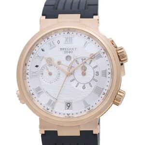 BREGUET Marine Alarm Musical 5547BR 12 5ZU K18RG Rose Gold x Rubber Men's 39251