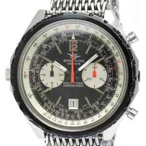 BREITLING Navitimer Chronomat Steel Leather Automatic Mens Watch 1808 BF556888