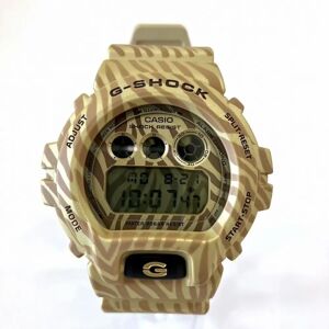 Casio G-SHOCK DW-6900ZB Quartz Zebra Camouflage Gold Watch Men's