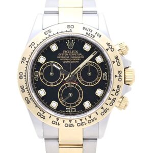 ROLEX Cosmograph Daytona 116503G 8P Diamond K18YG Yellow Gold x Stainless Steel Men's 39191