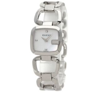 Gucci YA125502 G 3P Diamond Watch Stainless Steel/SS Ladies