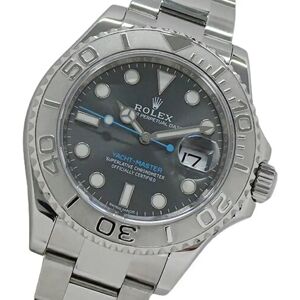 ROLEX Yacht Master 116622 Random Number Watch Men's Brand Date Automatic Winding AT Stainless Steel SS Platinum PT Dark Rhodium Polished