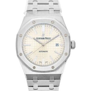 Audemars Piguet Rolex ROLEX Day-Date 18206A No. X 10P Diamond PT Men's Automatic Watch Gray Dial