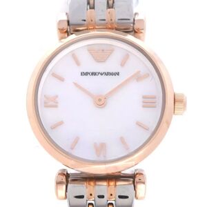 EMPORIO ARMANIItem  Quartz AR-11195 Watch SS White Shell 0035Emporio Ladies