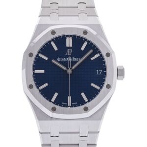 AUDEMARS PIGUET Royal Oak World Limited 300 15503BC.00.1220BC.01 Men's WG Watch Automatic Winding Blue Dial