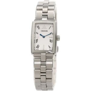 Seiko GSWE973 5A70-0AD0 Credor Aqua Watch Stainless Steel SS Ladies