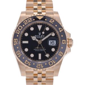 ROLEX GMT Master 2 September 2023 126718GRNR Men's YG Watch Automatic Black Dial