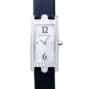 HARRY WINSTON Avenue C Mini 332LQWLMDD3.1 White Dial Watch Women's