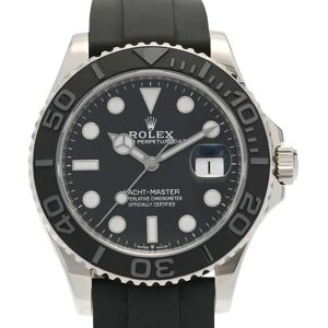 ROLEX Yacht Master 226659 Men's WG/Rubber Watch Automatic Winding Black Dial