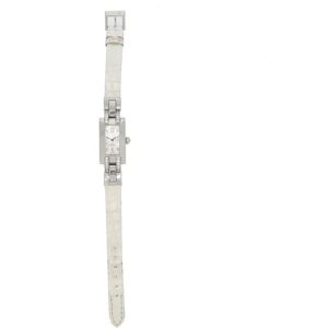 JAEGER-LECOULTRE Ideale steel watch set with diamonds with mother-of-pearl dial