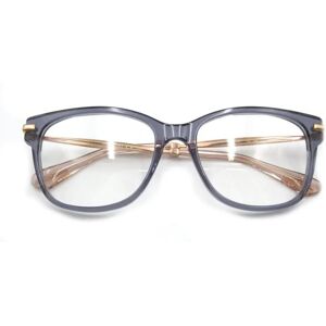 JIMMY CHOO Date Glasses Glasses Frame Blue Gold Stainless Steel Plastic 181 14I[53]