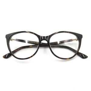 JIMMY CHOO Date Glasses Glasses Frame Brown Plastic 378/G 086[53]