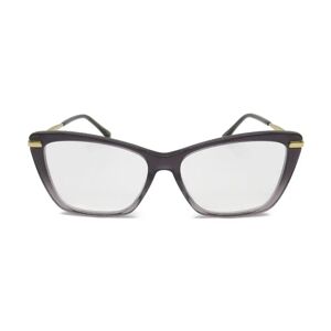 JIMMY CHOO Date Glasses Glasses Frame Black Stainless Steel Plastic 297 KB7[54]
