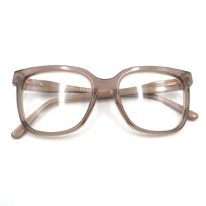 JIMMY CHOO Date Glasses Glasses Frame Beige Plastic 315/G FWM[51]