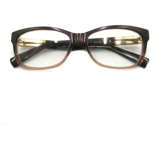 JIMMY CHOO Date Glasses Glasses Frame Brown Plastic 110 6OX[53]