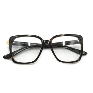 JIMMY CHOO Date Glasses Glasses Frame Brown Black Plastic 227 086[52]