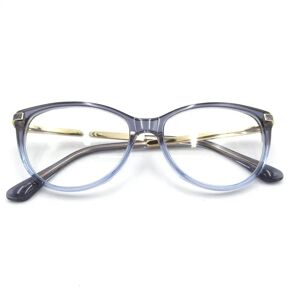 JIMMY CHOO Date Glasses Glasses Frame Blue Stainless Steel Plastic 352 WTA[54]