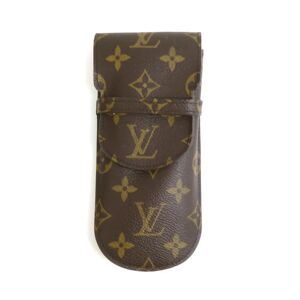 LOUIS VUITTON Glasses Case Monogram Etuit Lunette Lava Canvas Brown Unisex M62970